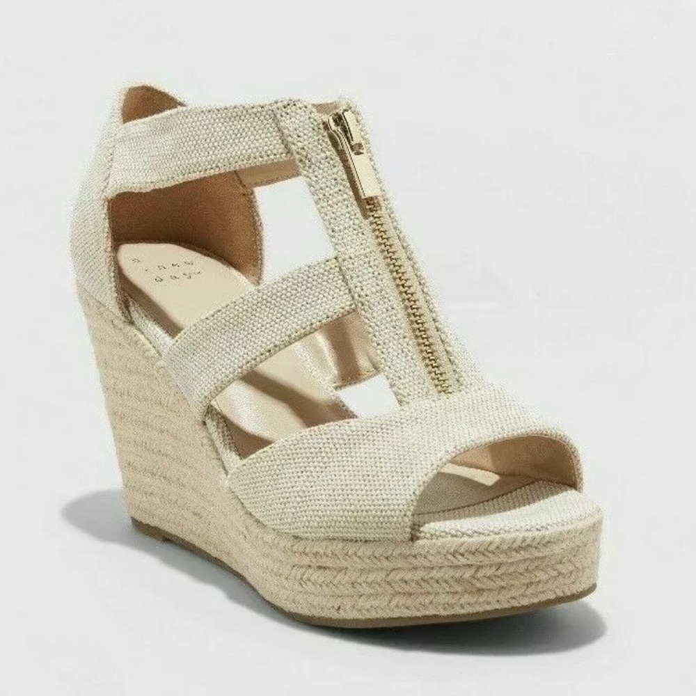 Carla Jute Platform Espadrille Wedge Pumps